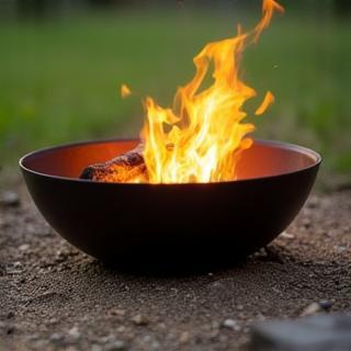 SwissPan Feuerschale für Lagerfeuer und Grillspass